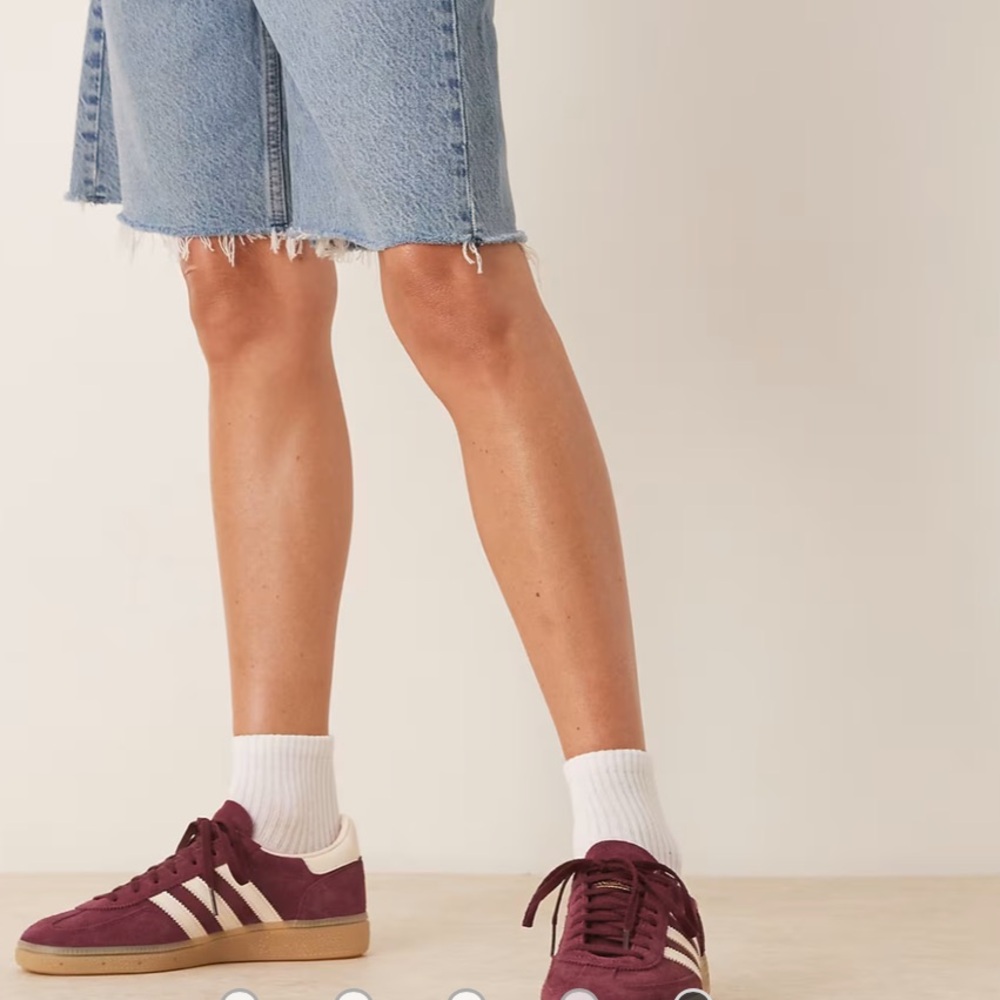 ADIDAS Handball Spezial Maroon Suede Sneakers 7, 7.5, 8, 8.5 or 9 NEW - Picture 4 of 6